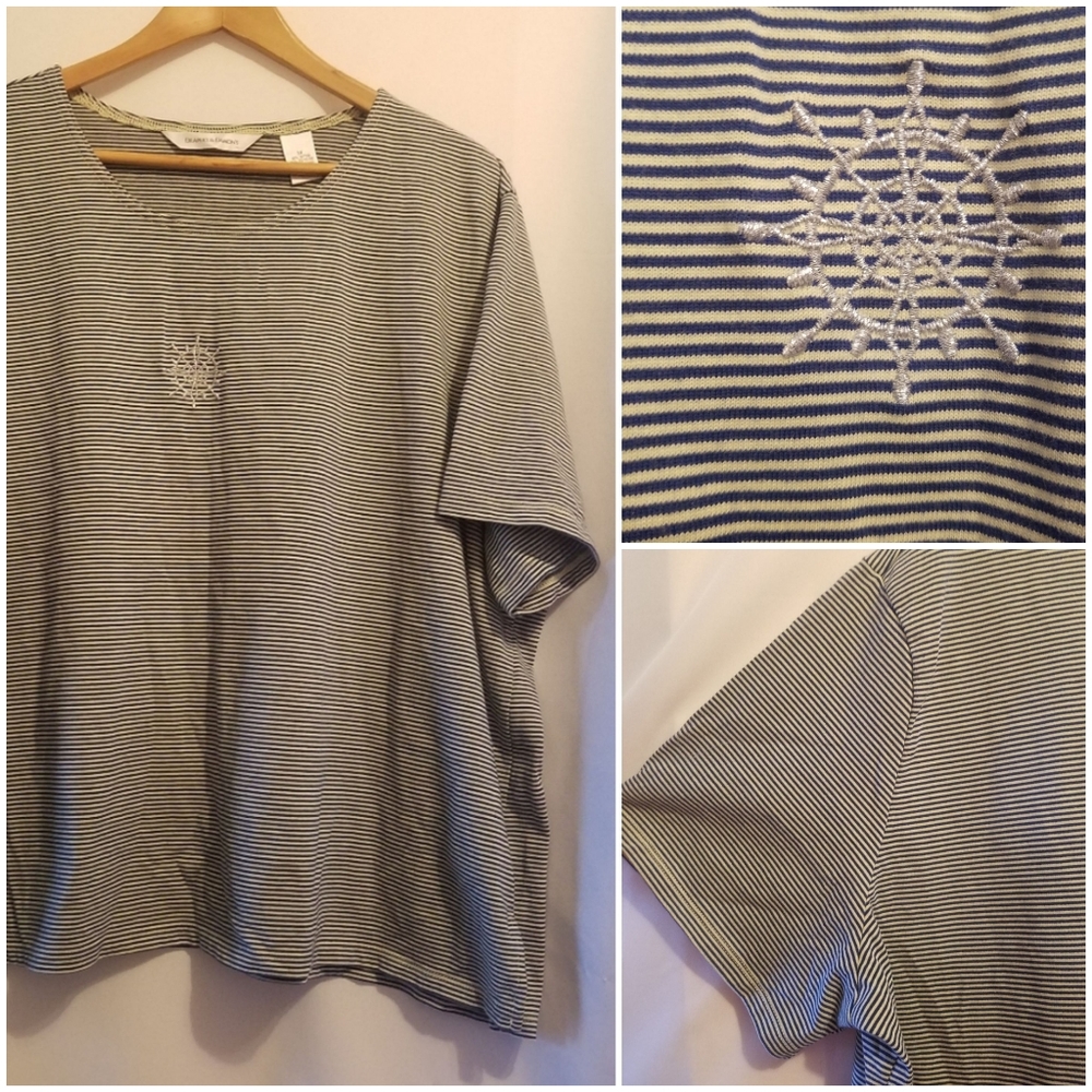 SUMMER STRIPED SOFT T-SHIRT WITH NAUTICAL …